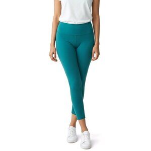 💙 90 Degree High Waist Ankle-Length Carbon Interlink Leggings – Deep Lake 💙